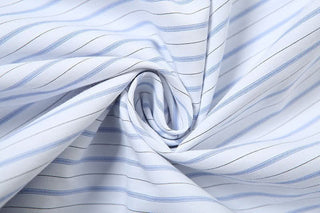 Striped print ruched maxi skirt