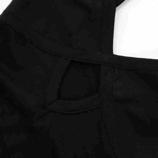 V neck hollow out cami cut out maxi dress