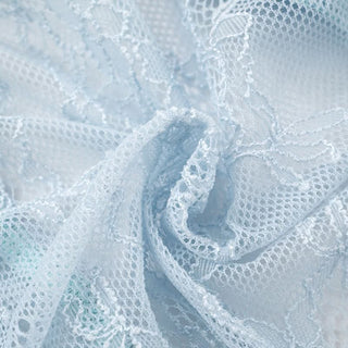 Lace patchwork slit cami mini dress