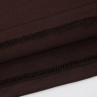 Ruched metal chain pant set