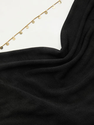 Cowl Neck Backless Chain Ruched Detail Cami Mini Dress