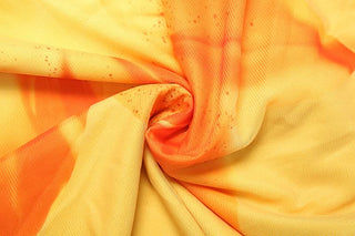 Off shoulder flower print ruched top