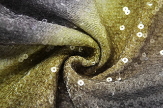 One shoulder glitter contrast top