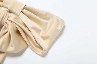 Flower applique knotted ruched short pant set