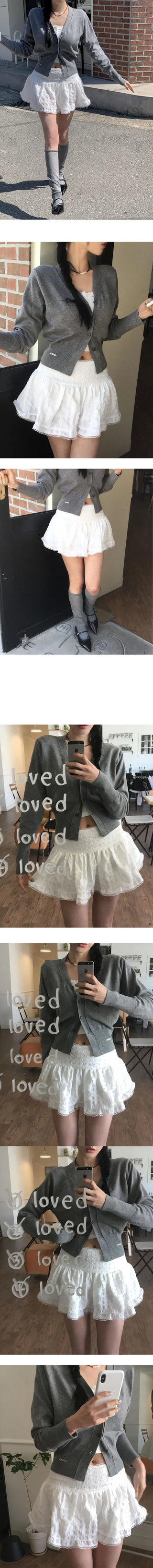 Slim Fit Daily V V-Neck Cardigan - 4 Colors