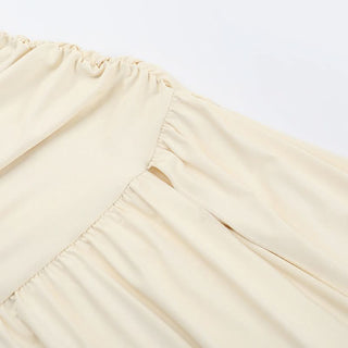 Ruched halter high slit maxi dress