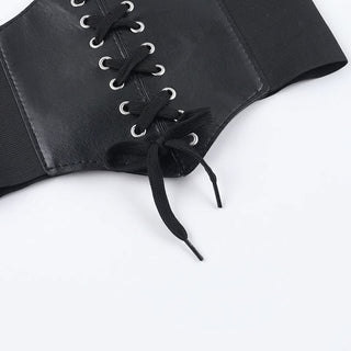 Long flared sleeve mesh high slit corset maxi dress