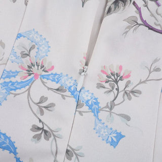 Flower print zip-up cami maxi dress