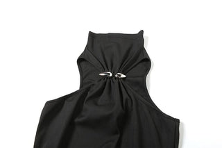 High neck ruched solid bodysuit