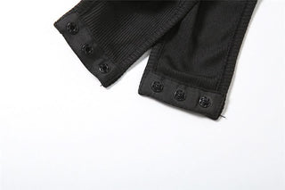 High neck ruched solid bodysuit