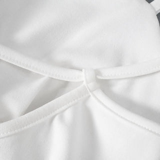 Ruffle high slit backless cami maxi dress