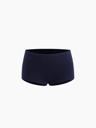 Knit Fabric CDR Low Rise Micro Shorts  For Daily Casual
