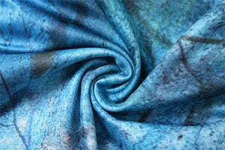 Ruched hollow out print metal chain cut out mini dress