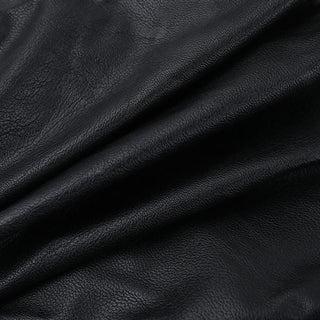 Lace up PU leather metal chain tube top