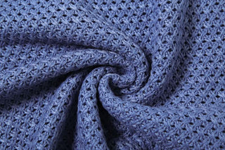 Halter self tie o ring hollow out knitted cut out mini dress