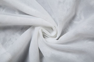 Lace v neck ruched irregular spaghetti strap top