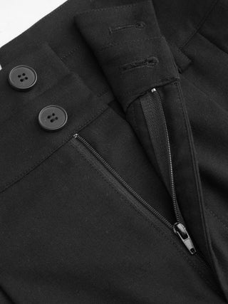 High Rise Linen Trousers