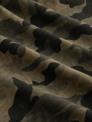 Cotton-blend Camo Cami Top