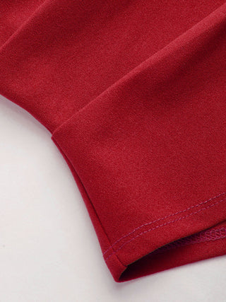 Halter Neckline Ruched Cami Top With Scarf