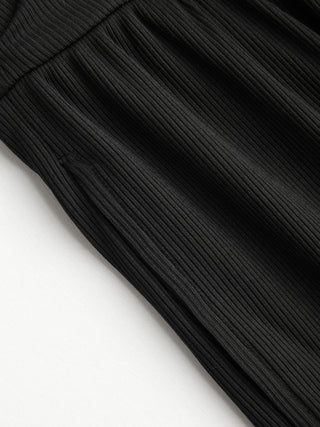 V-neck Ruched Wide Leg Jumpsuit