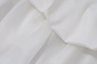 Halter flower applique ruched irregular mini dress