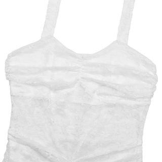 Halter self tie ruched lace v neck maxi dress