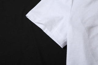 Short sleeve crewneck letter print top