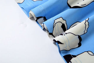 Flower print backless tube top