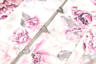 Flower print button tube top