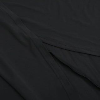 Hoodie ruched slit cowl neck solid maxi dress