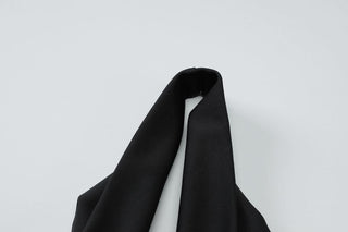 Halter cowl neck glitter backless maxi dress