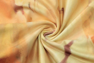 Cowl neck o ring halter self tie print mini dress