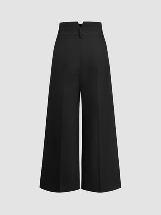 High Rise Linen Trousers