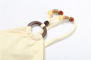 V neck o ring beaded cami top