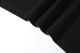 One shoulder mesh patchwork ruffle abstract 2 piece mini dress