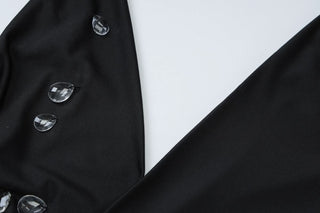 Halter self tie cowl neck backless mini dress