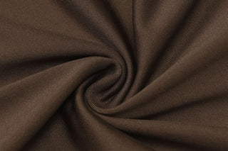 Irregular ruched zip-up crewneck slit midi dress