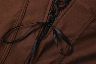 Ruched lace up v neck spaghetti strap maxi dress