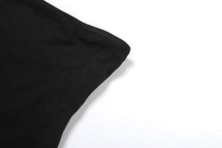 Irregular solid backless tube top