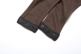 Button u neck solid tank bodysuit