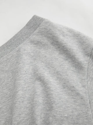 Cotton-blend Asymmetrical Neck Ruched Cinched Waist Sweatshirt
