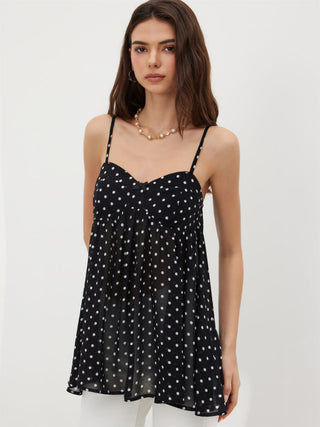 Chiffon Leopard Bowknot Oversized Mini Nightdress