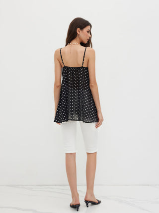 Chiffon Leopard Bowknot Oversized Mini Nightdress