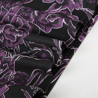 Flower print sleeveless self tie top