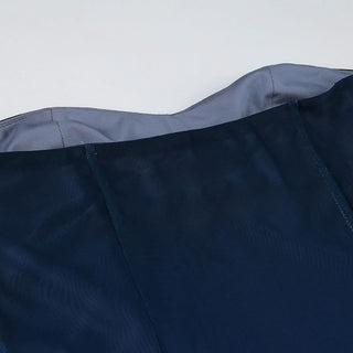 Gradient mesh tube maxi dress