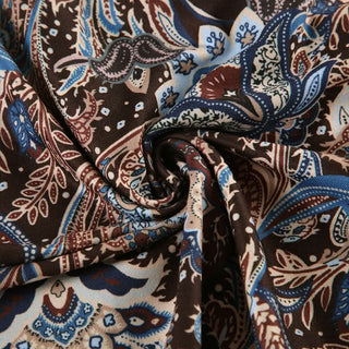 Contrast abstract buckle tube top