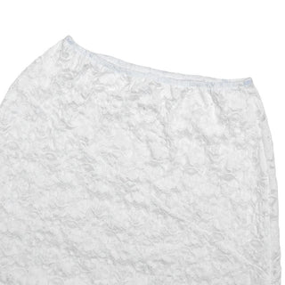 Lace see through maxi skirt