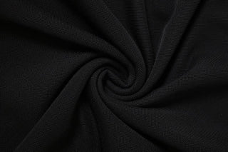 One shoulder letter beaded irregular top