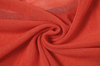 Crewneck short sleeve mesh contrast crop top