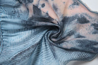 Halter self tie backless contrast top